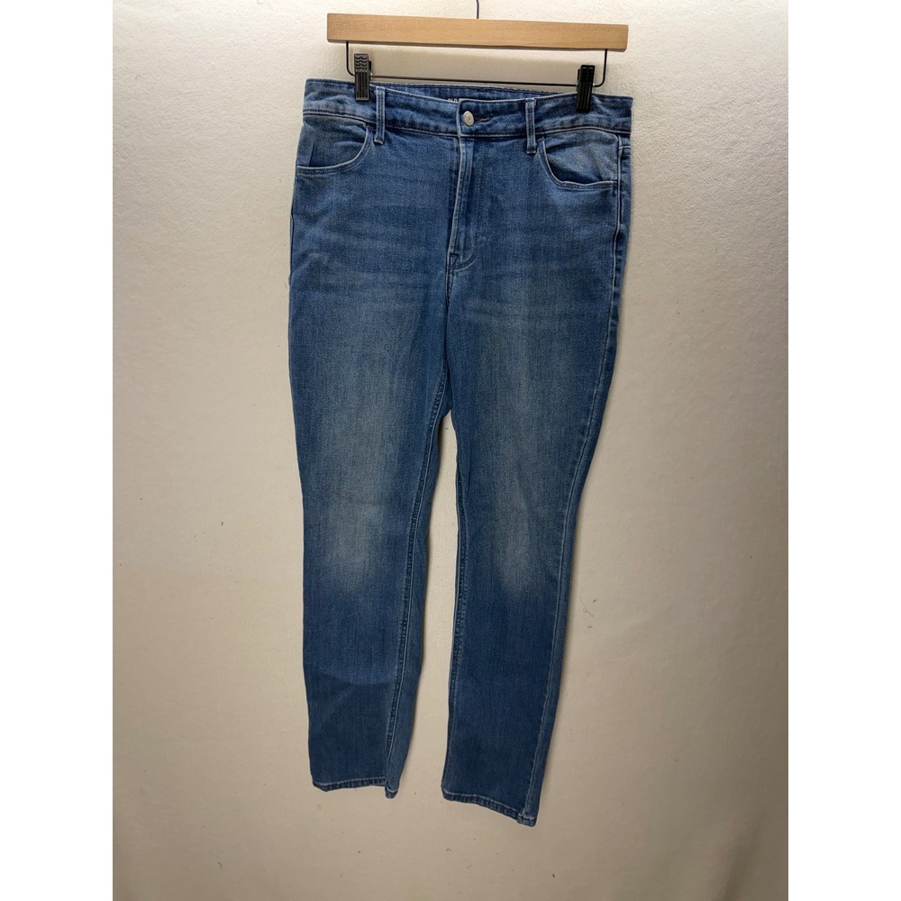 Old Navy Wow Straight Jeans Womens 8 Blue High Rise Stretch Denim 3569